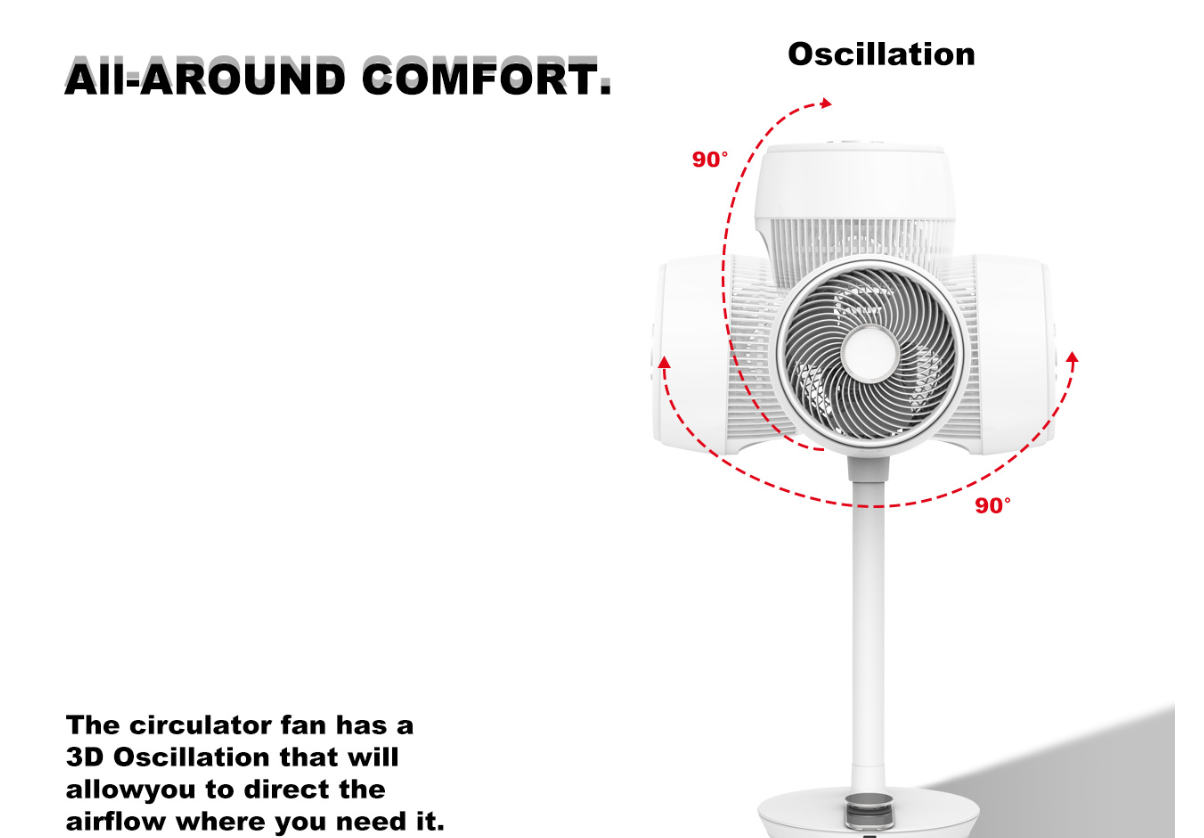 dc circulator stand fan adjustable height hts f601b dc circulator stand fan adjustable height hts f601b